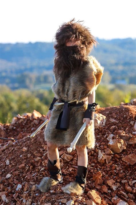 Diy Kids Caveman Costume Disfraz Cavernicola Disfraces Prehistoria