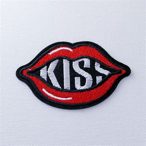 Kiss Patch Iron On Patch Etsy