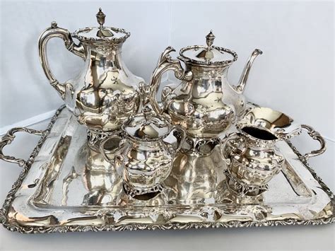 Sterling Silver Coffee Tea Set With Tray Ebay
