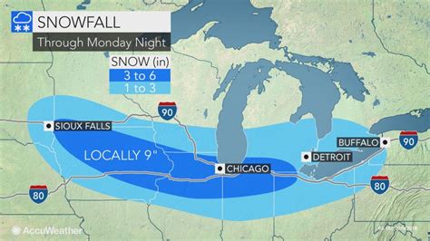 Brutal Cold To Set Stage For Snow In Midwestern Us This Week Accuweather