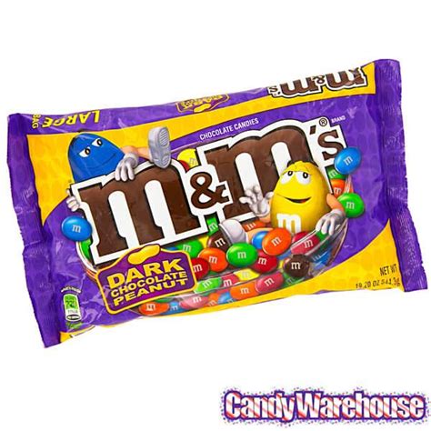 Peanut Dark Chocolate Mandms Candy 192 Ounce Bag Candy Warehouse