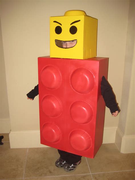 Homemade Lego Costume Boxing Halloween Costume Boy Halloween