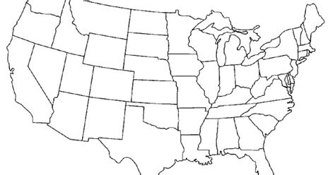 Mapas de Estados Unidos para colorear y descargar Colorear imágenes
