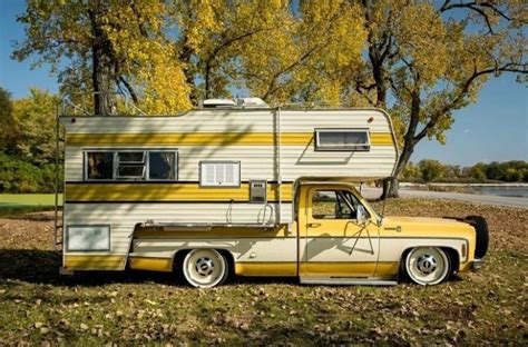 Vintage Truck Bed Camper For Sale The Slamper Sweet 1978 Chevy C10