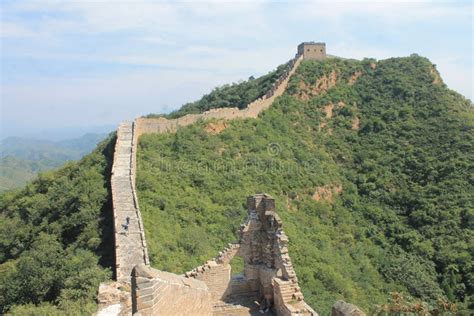 Great Wall Of China Unesco Heritage Stock Image Image Of Good Great