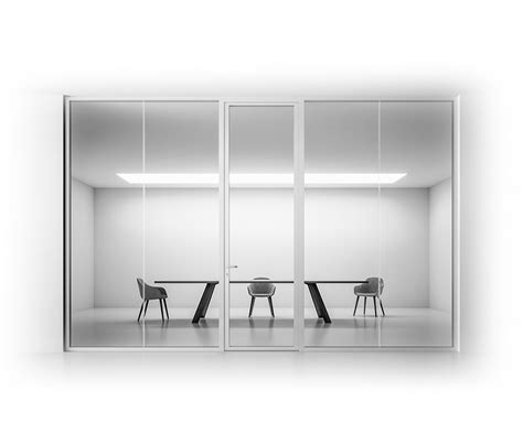 double glass wall partition systems from dvo s r l architonic