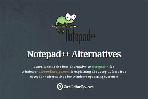 Top 20 Best Free Notepad Alternatives For Windows Free Notepad