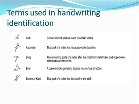 Individual Characteristics in Handwriting Analysis PPT - Forensics Digest