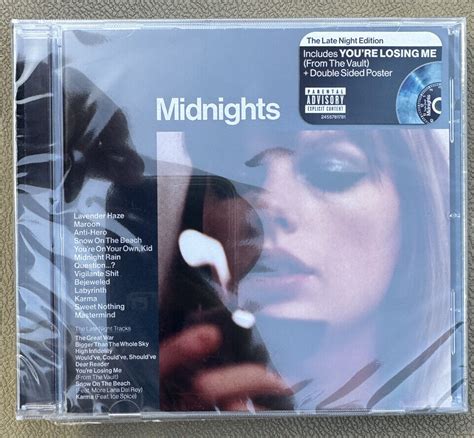 Taylor Swift Midnights Late Night Edition Cd Metlife Nj Ny Exclusive