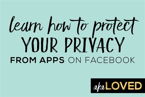 How To Protect Your Privacy From Apps On Facebook
