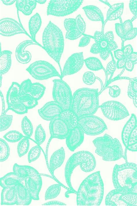 Mint Flower Cellphone Wallpaper Backgrounds Cute Tumblr Wallpaper