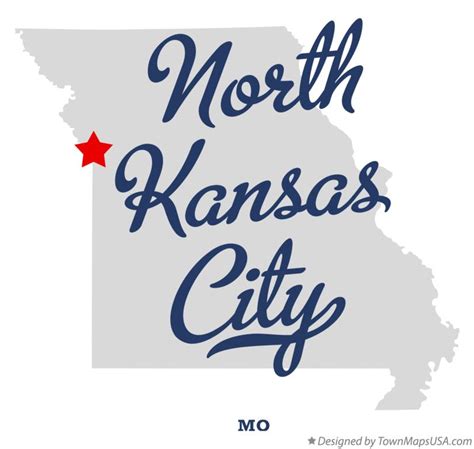 Map Of North Kansas City Mo Missouri
