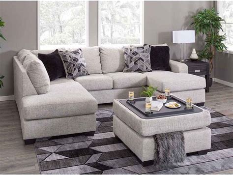Benchcraft® Megginson Storm 2 Piece Sectional With Chaise 96006s2