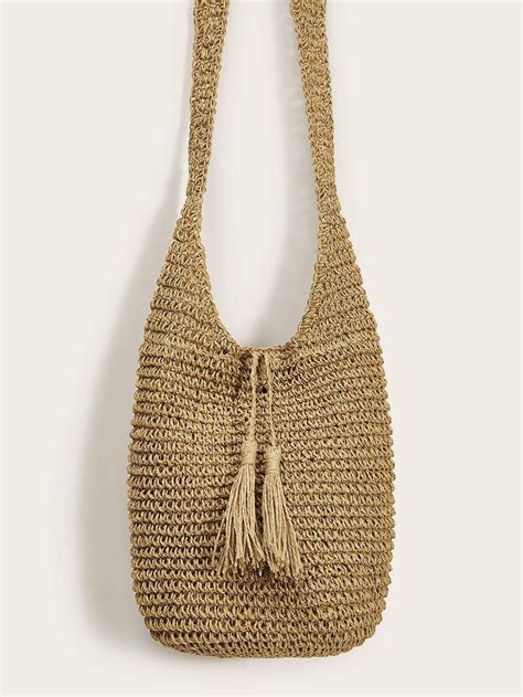 tassel-decor-woven-tote-bag-wear24-7-tote-bag-pattern,-woven-tote-bag,-crochet-tote