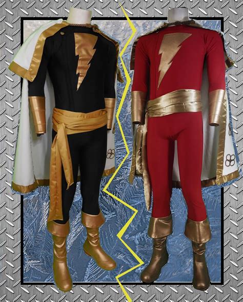 Shazam was a great movie. Shazam (or) Black Adam Costume | Adam costume, Shazam, Dc ...