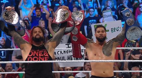 WWE SmackDown Results Recap Grades The Usos Are Undisputed Champions