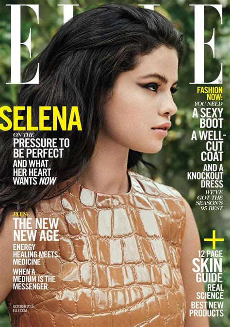 Selena Gomez Elle Magazine Us October 2015
