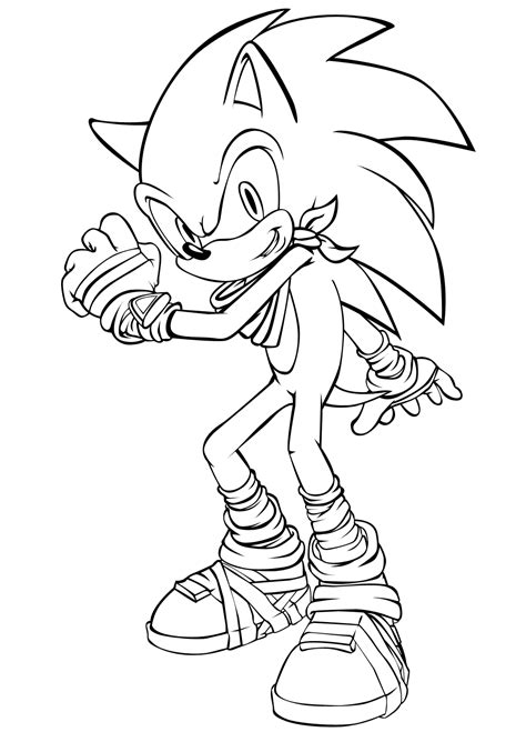 His name was not always sonic. Sonic Boom Channel- ''SONIC'' Coloring pages by Celina8 on ...