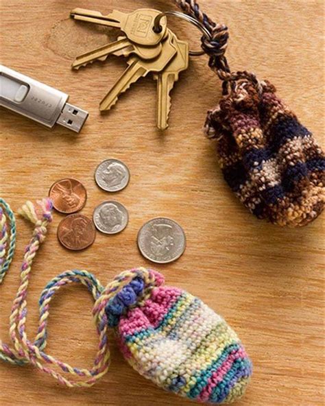 62 Easy Handmade Fun Crochet Pattern Keychains