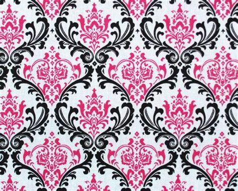 48 Pink And Black Damask Wallpaper On Wallpapersafari