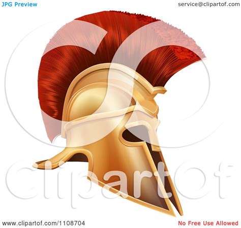 Clipart Ancient Bronze Corinthian Spartan Helmet Royalty Free Vector