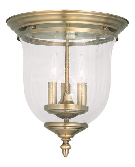 Shop the latest in led flush mount ceiling lights from home hardware. Livex Lighting Antique Brass Legacy 12.5" Height 3 Light ...