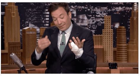 Jimmy Fallon Almost Loses His Finger All Because He Was Wearing His