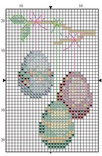 Free Easter Cards Cross Stitch Patterns Needle Woman