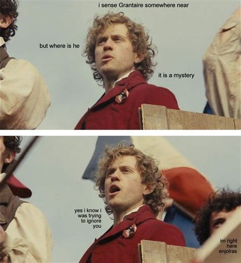 Oh My God This Is Beautiful Enjolras You Cant Just Ignore Grantaire