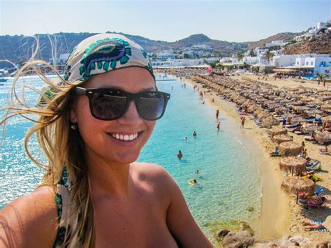 Mykonos Beach And Party Guide The Blonde Abroad Psarou Beach