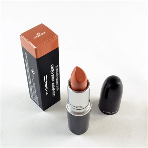 Mac Satin Lipstick Peachstock 816 Full Size 3 G 01 Oz New