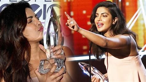 Priyanka Chopra Thanks Her Fans For People S Choice Awards 2017 Youtube