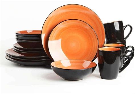 Top 12 Best Orange Dinnerware Sets You Should Buy Today