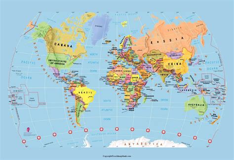 Printable World Map With Continents And Oceans Web The Continents And