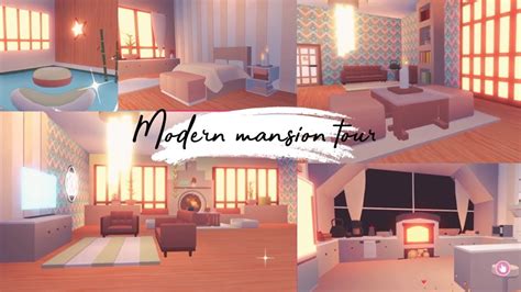 Adopt Me Modern Mansion House Tour Youtube