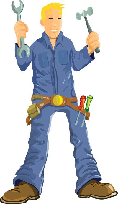 maintenance man (5467) Free EPS Download / 4 Vector