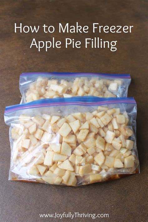 How to Make Freezer Apple Pie Filling & Apple Pie Kits