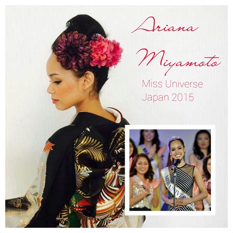 Ariana Miyamoto The First Miss Universe Japan Of Color Miss Universe