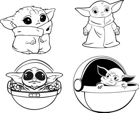 Baby yoda in cradle coloring pages. This item is unavailable - Baby Yoda The Mandalorian Star ...