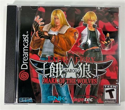 Fatal Fury Mark Of The Wolves Repro Pacth Dreamcast Sebo Dos