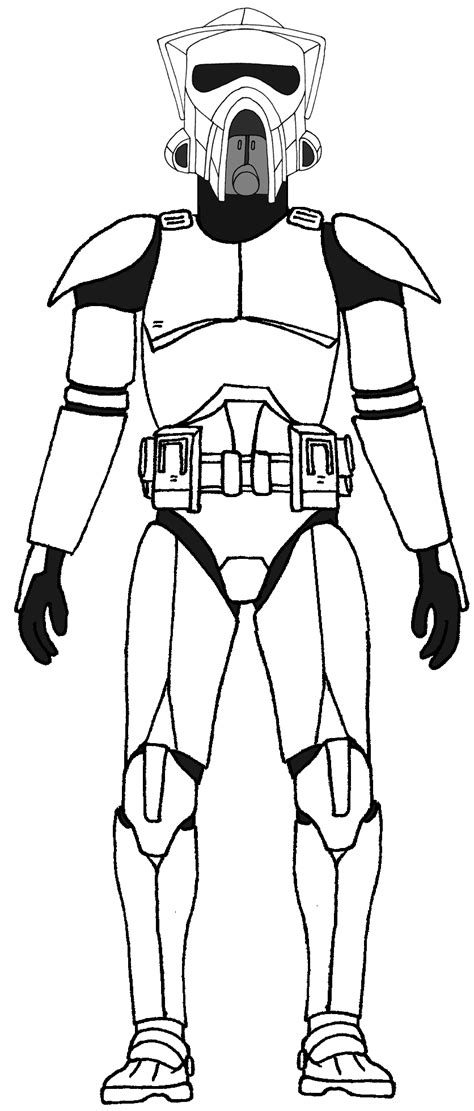 Clone Scout Trooper Phase 1 Star Wars Trooper Star Wars Clone Wars