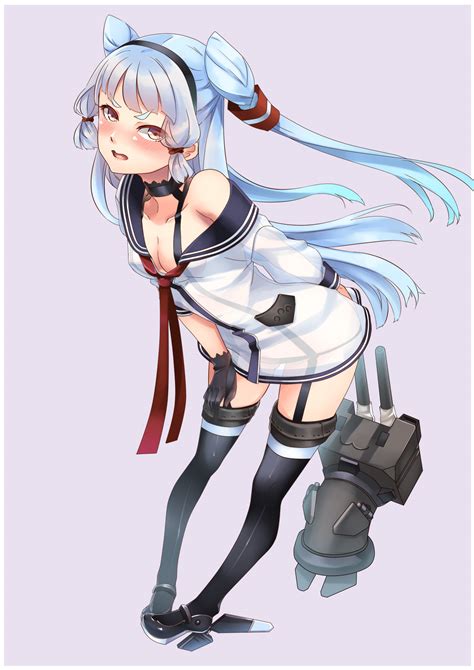 Hiememiko Kantai Collection Amatsukaze Kancolle Murakumo Kancolle Rensouhou Chan Cleavage