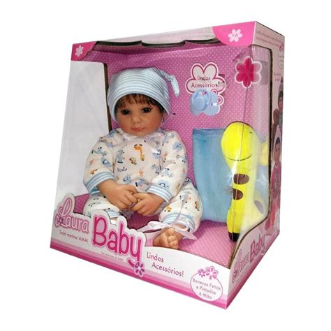 Boneca Laura Baby Lucca Reborn Shiny Toys Superlegalbrinquedos