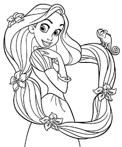 Aprender Sobre Imagem Desenhos Da Rapunzel Para Colorir Br