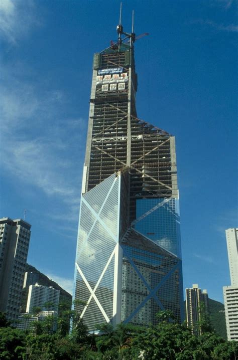 In Pictures Shots Of Hong Kongs Bank Of China Under Construction