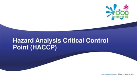 PPT Hazard Analysis Critical Control Point HACCP PowerPoint