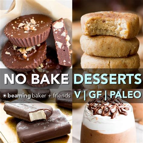 And it takes just minutes to whip up this easy healthy dessert in a food processor if you freeze the fruit ahead. 15 No Bake Paleo Vegan Desserts (Gluten-Free, Dairy-Free ...