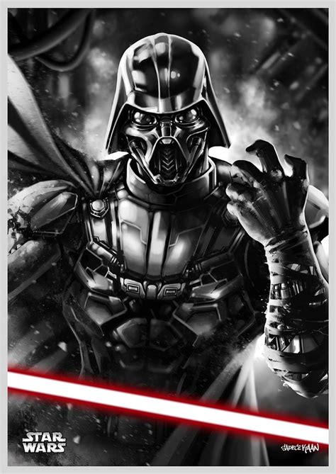 Aggressive Darth Vader Redesign By Kaan Sadece Star Wars Art Darth