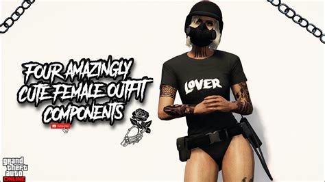 Gta 5 Online 4 Amazingly Cute Female Outfit Components Tryhard