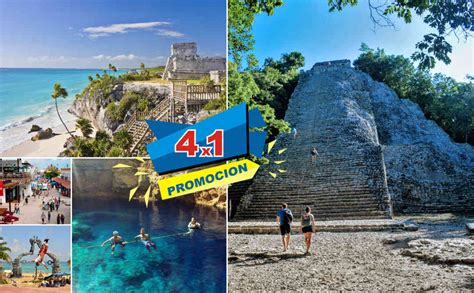 Tour Tulum Cobá Cenote Y Playa Del Carmen 4x1 Desde Cancún 2020
